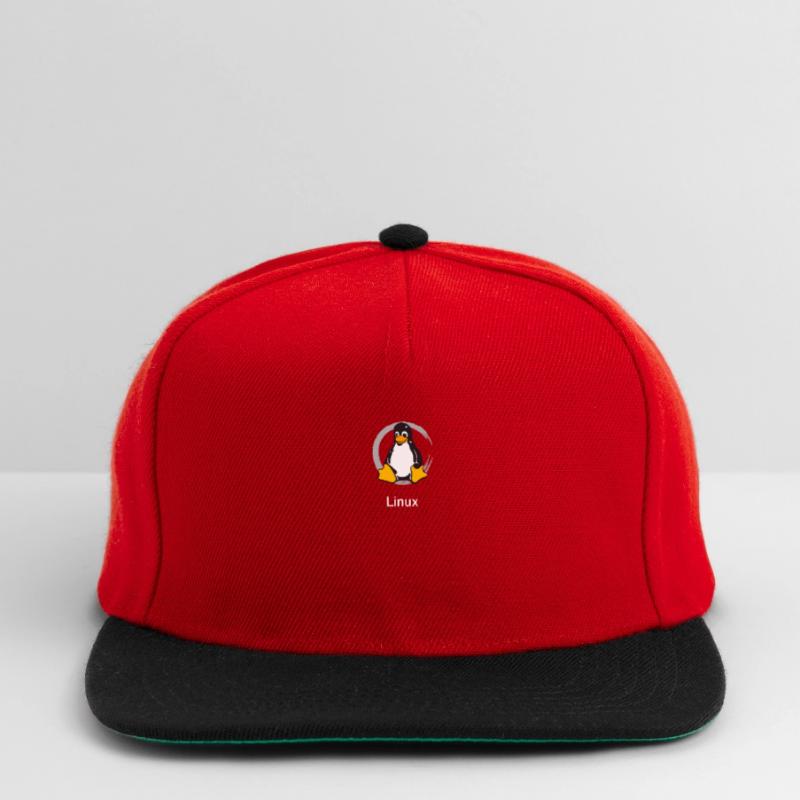 Pc computer Penguin nerd geek Programmer Admin Snapback Cap