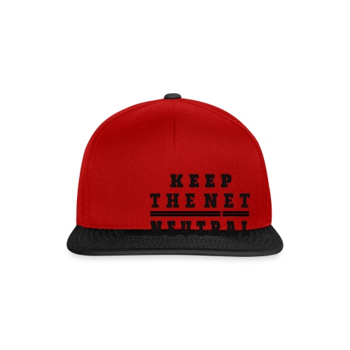 Keep The Net Neutral T-shirt - Gorra Snapback