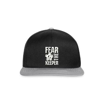 Craindre le gardien de but - Casquette snapback - noir/gris - Devant
