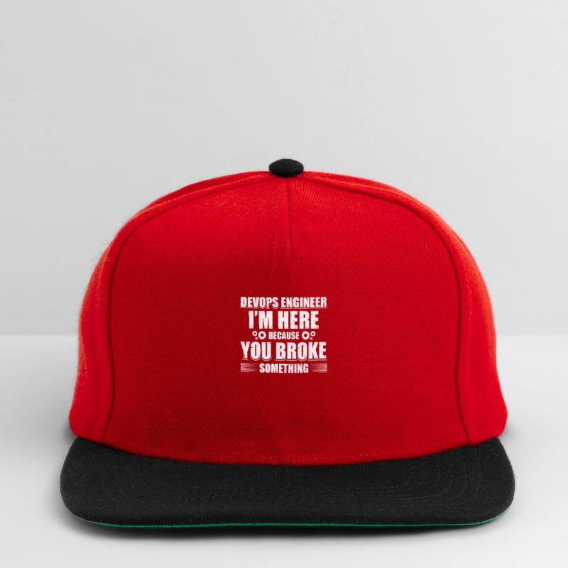 Sys-Admin Developer Devops Engineer Snapback Cap