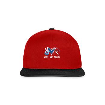Parkour Free Running Traceur Fille - Casquette snapback - rouge/noir - Devant