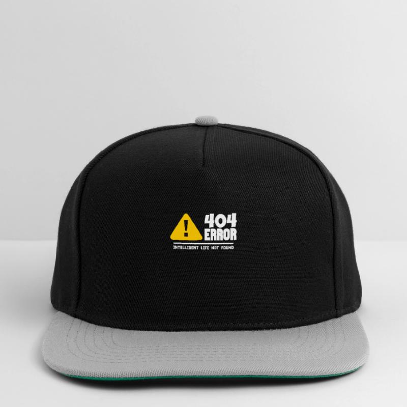 Computer and programmer geek. 404 Errors Snapback Cap