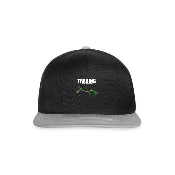 Hilarious Traders Appreciation Investors Graphic - Casquette snapback - noir/gris - Devant