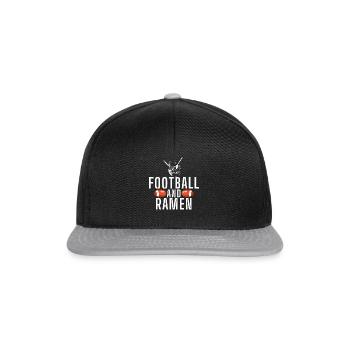 Ramen Lover - Snapback Cap - black/grey - Front