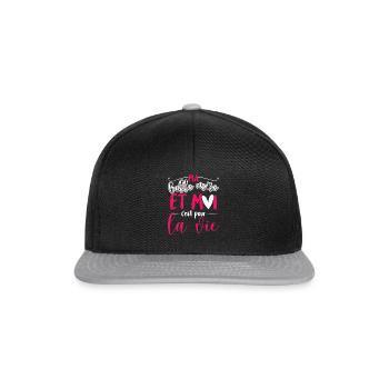 Belle Maman Belle-Fille - Casquette snapback - noir/gris - Devant