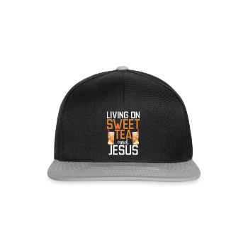 Sweet Tea Lover Gifts - Snapback Cap - black/grey - Front