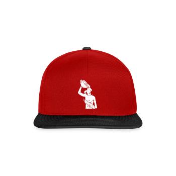 Café Café Guy - Casquette snapback - rouge/noir - Devant