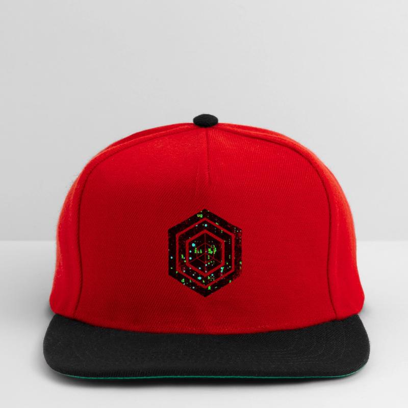 hexagon programming programmer coding geometric Snapback Cap