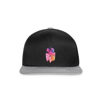 Humorous Gastroenterologist Gastroenterology - Snapback Cap - black/grey - Front