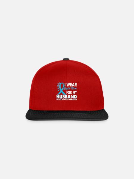 Tragen Sie Hellblau Für Den - Snapback Cap - Rot/Schwarz