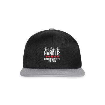 Granddaughter Gifts - Snapback Cap - black/grey - Front