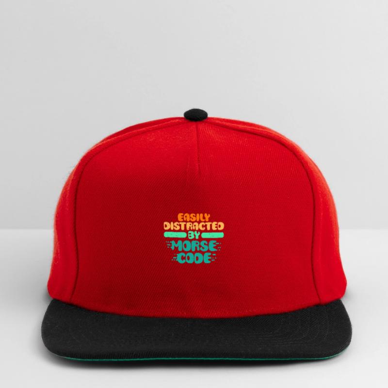Le code Morse facilement distrait par le code Morse Casquette snapback