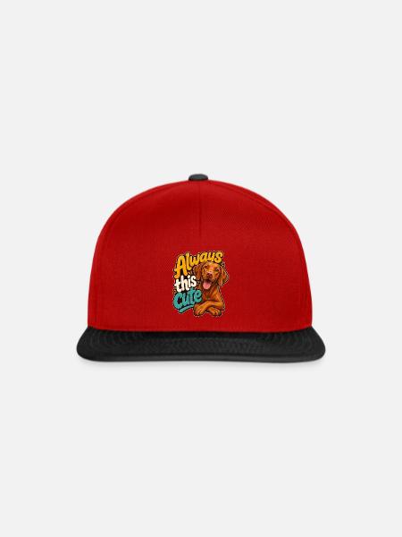 Ungarischer Pointer - Snapback Cap - Rot/Schwarz