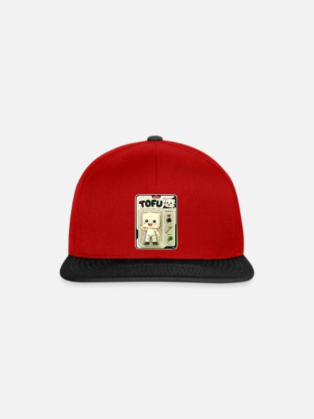 Tofu-Spielzeug-Actionfigur Charm - Snapback Cap - Rot/Schwarz