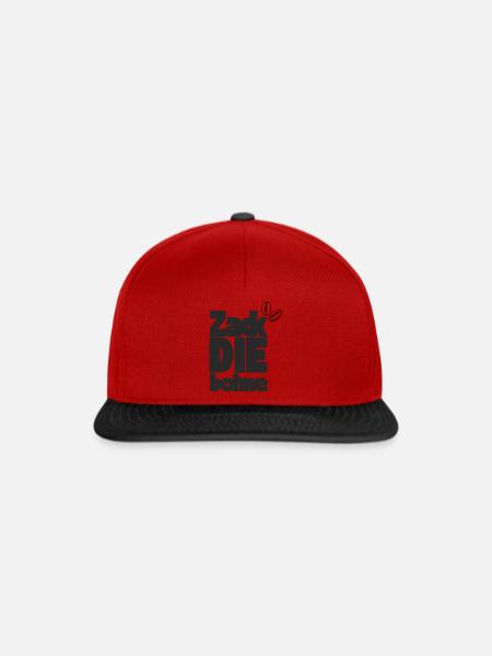 Zack die Bohne - Snapback Cap - Rot/Schwarz
