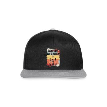 Keep Calm And Dance Salsa - Snapback Cap - black/grey - Front