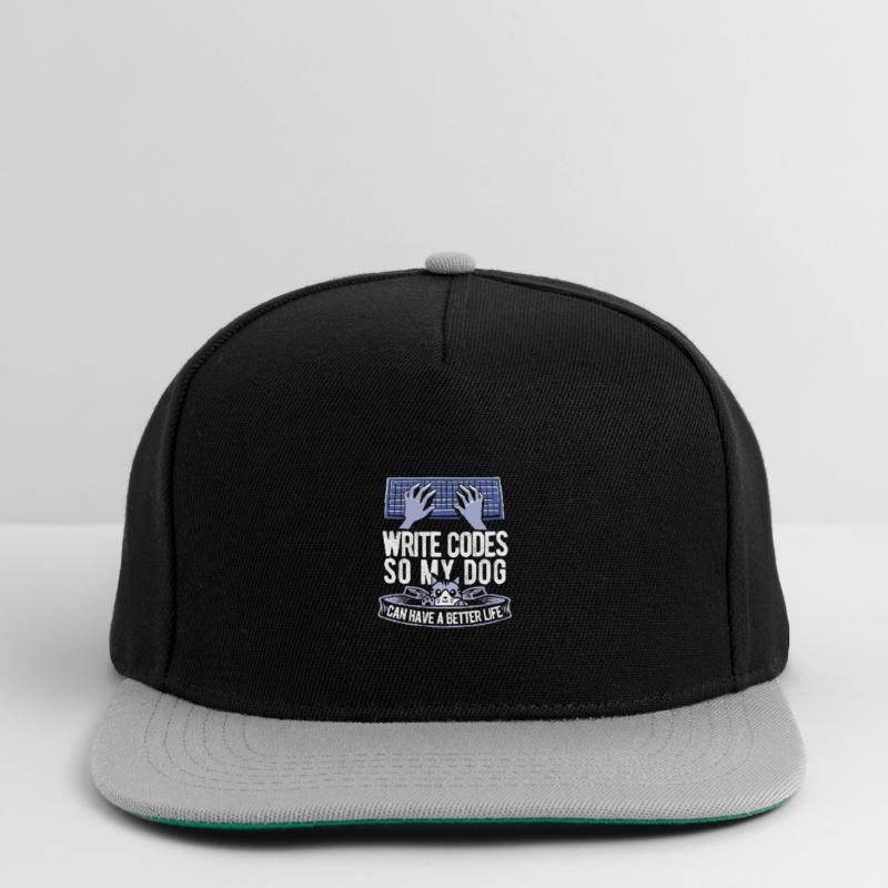 Entwickler Coder Programmierer Katze Snapback Cap