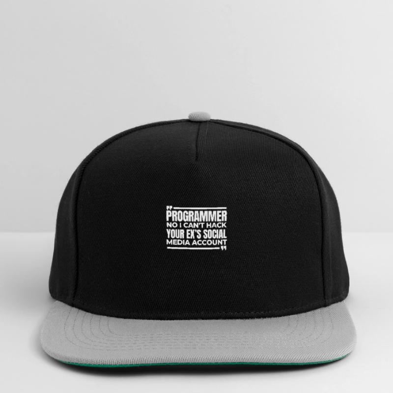 Developer Coder Programmer Funny Snapback Cap