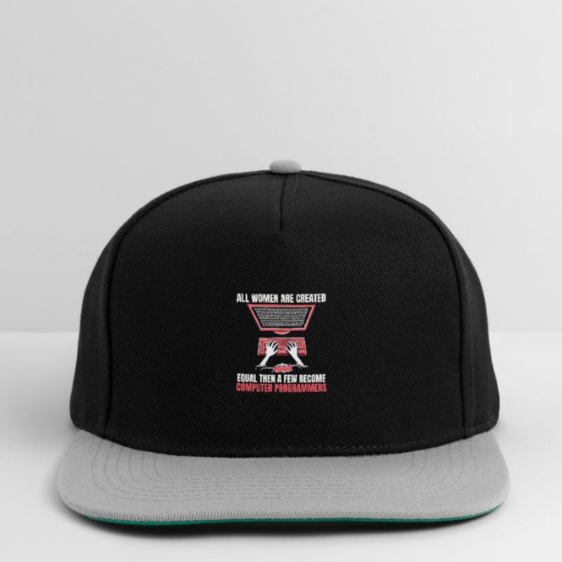 Entwickler Coder Programmierer Computer Snapback Cap