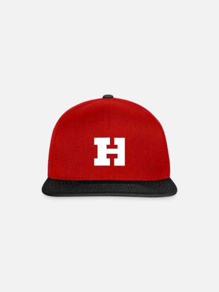 harvard H varsity - Snapback Cap - Rot/Schwarz