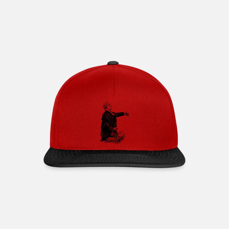 lawyer 28782 1280 - Snapback Cap - Rot/Schwarz