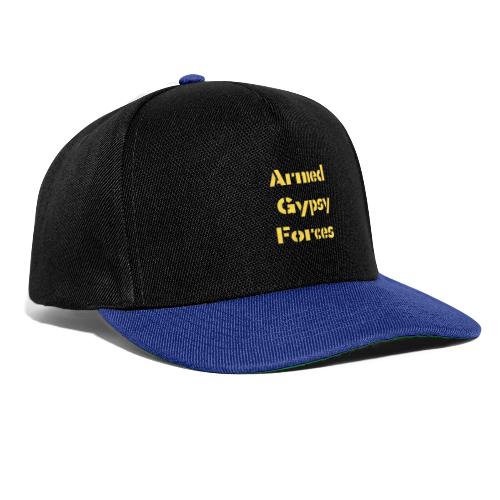 Armed Gypsy Forces Funny T-Shirt Design - Snapback Cap