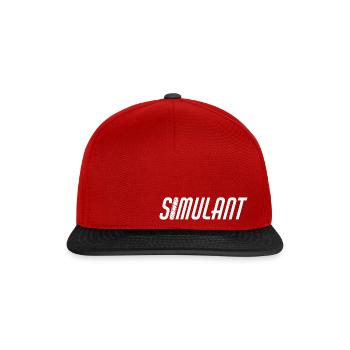 Simulant, Ausreden suchen Immer Verletzt Sport - Snapback Cap - Rot/Schwarz - Vorne