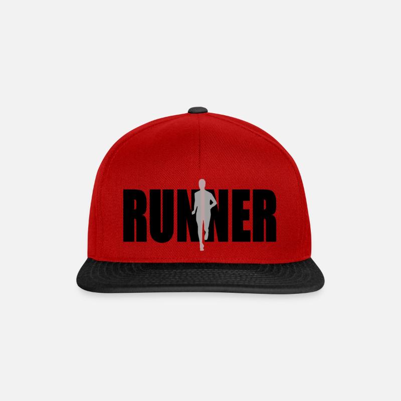 Runner - Snapback Cap - red/black