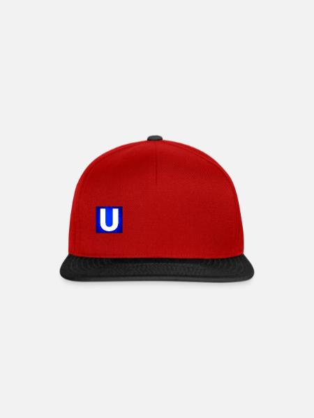 " München: U-Bahn Logo ... " - Snapback Cap - Rot/Schwarz