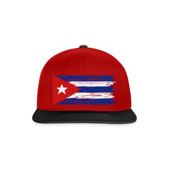 Drapeau de Cuba - Casquette snapback - rouge/noir - Devant
