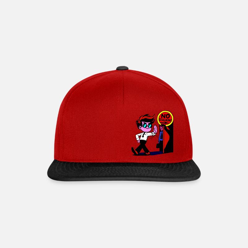 Pas de harcèlement - Casquette snapback - rouge/noir