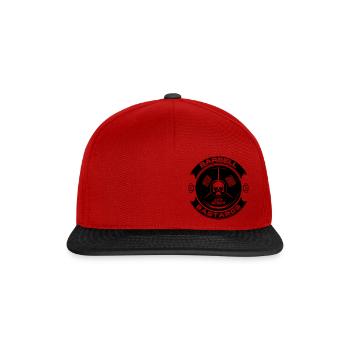 Barbell Bastards Lift Heavy - Snapback Cap - Rot/Schwarz - Vorne