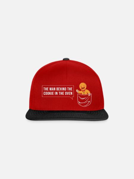 Werdender Papa werdende Väter - Snapback Cap - Rot/Schwarz