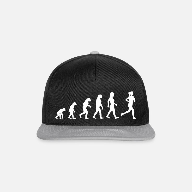 Evolution Femme Course Jogging Course à pied - Casquette snapback - noir/gris