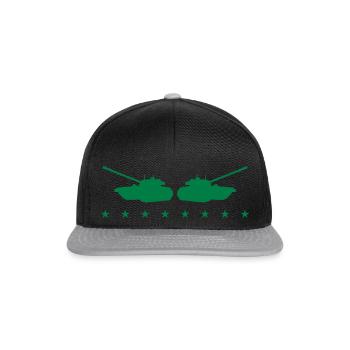 tank - Snapback Cap - black/grey - Front