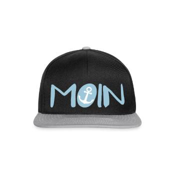 Moin Seemann - Snapback Cap - Schwarz/Grau - Vorne