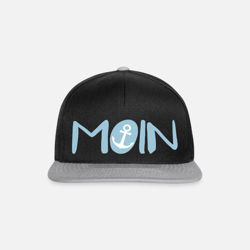 Moin Seemann - Snapback Cap - Schwarz/Grau