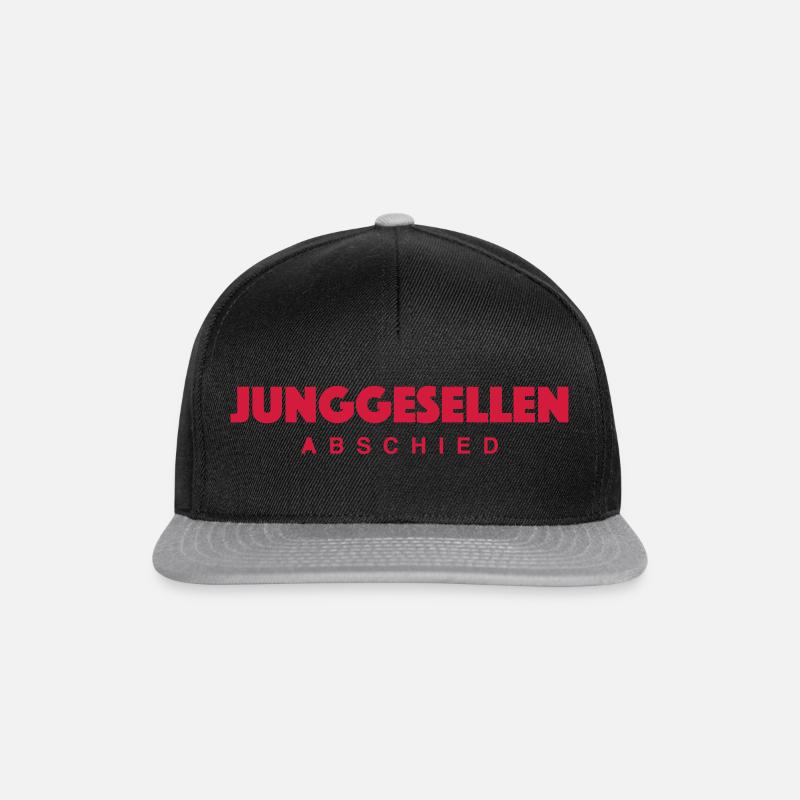 Junggesellen - Snapback Cap - Schwarz/Grau