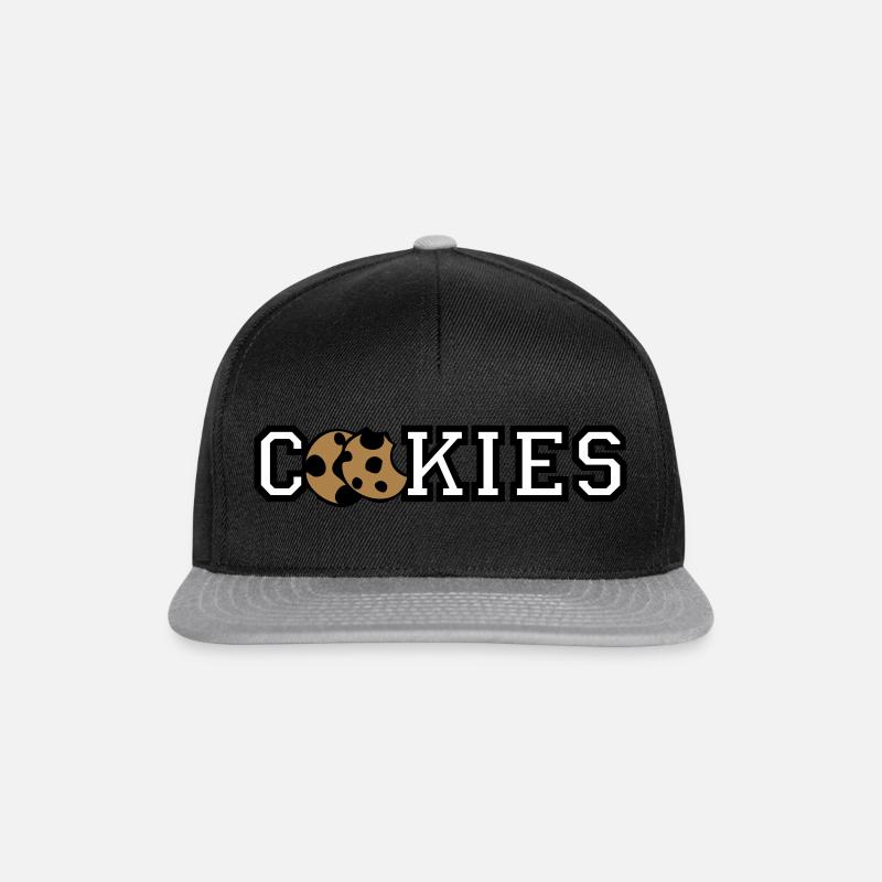 cookies - Casquette snapback - noir/gris