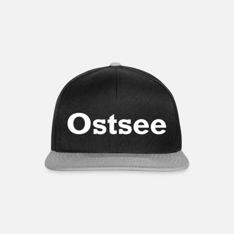 Ostsee - Snapback Cap - Schwarz/Grau