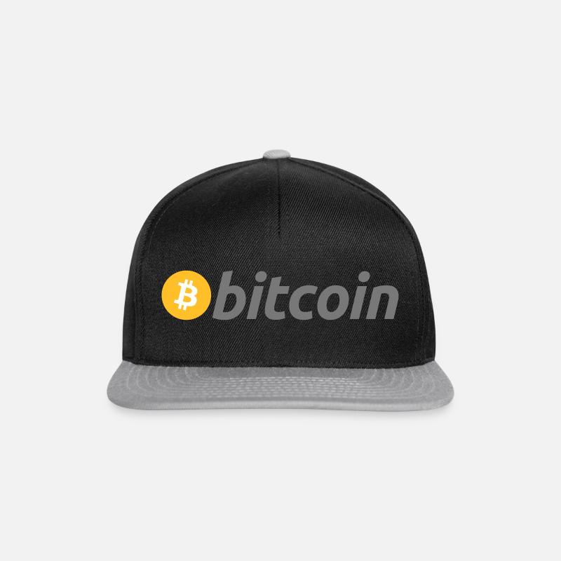Bitcoin - Snapback Cap - Schwarz/Grau