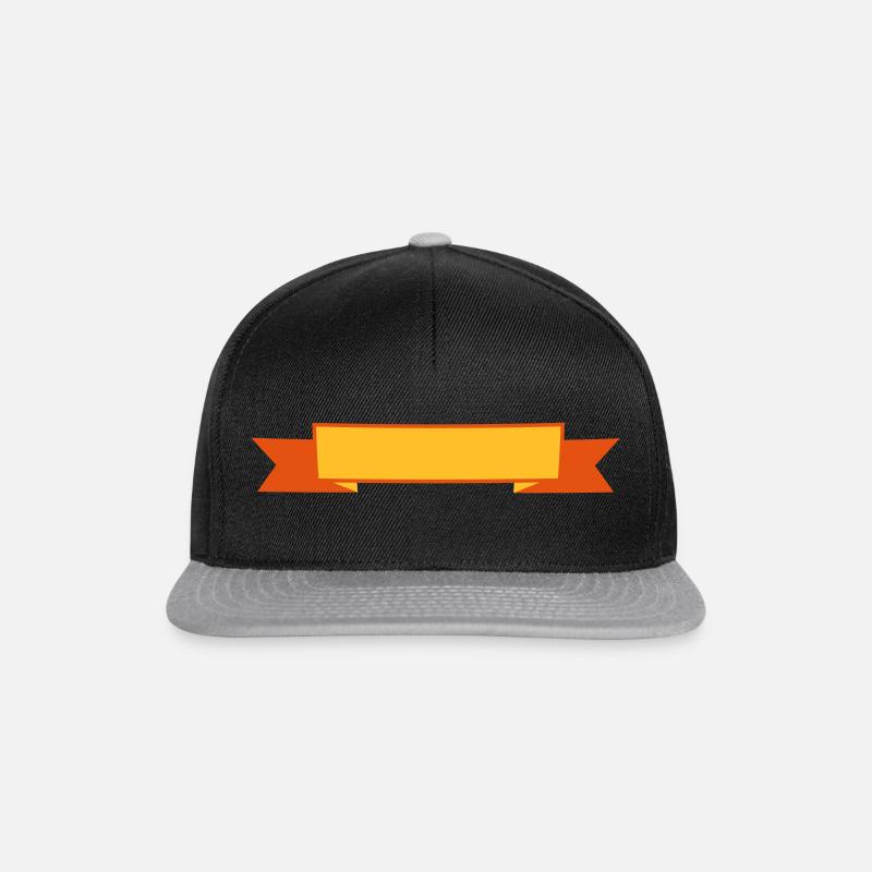 cadre - Casquette snapback - noir/gris