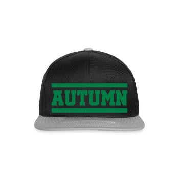 Autumn - Snapback Cap - black/grey - Front