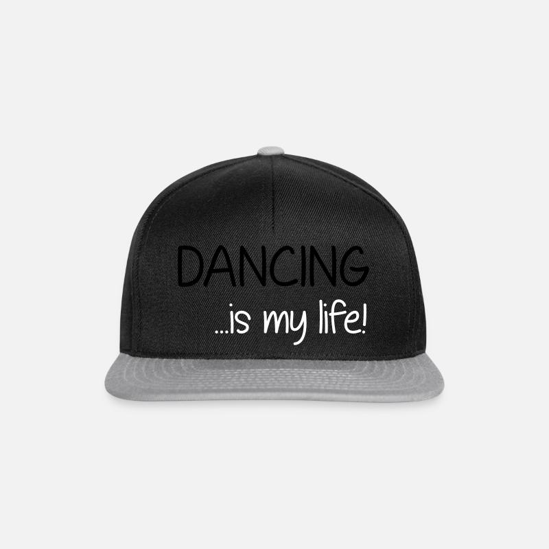 Dancing Is My Life - Snapback Cap - Schwarz/Grau