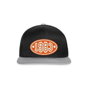 1983 - Snapback Cap - black/grey - Front