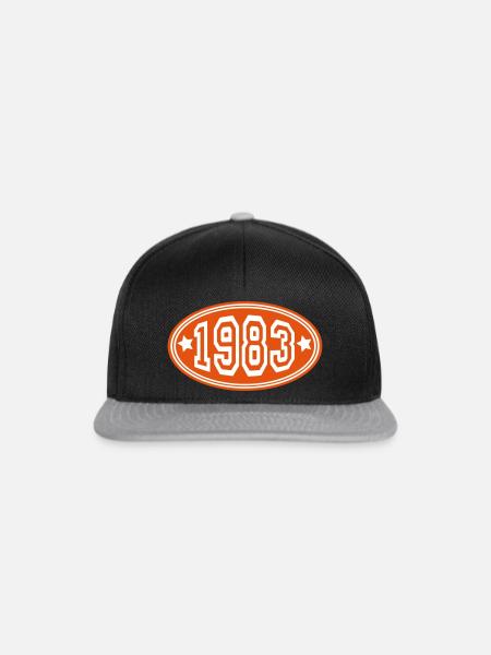 1983 - Snapback Cap - Schwarz/Grau