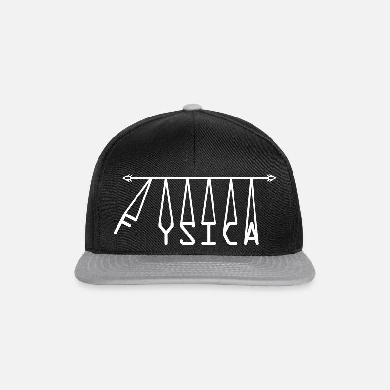 Physik - Snapback Cap - Schwarz/Grau