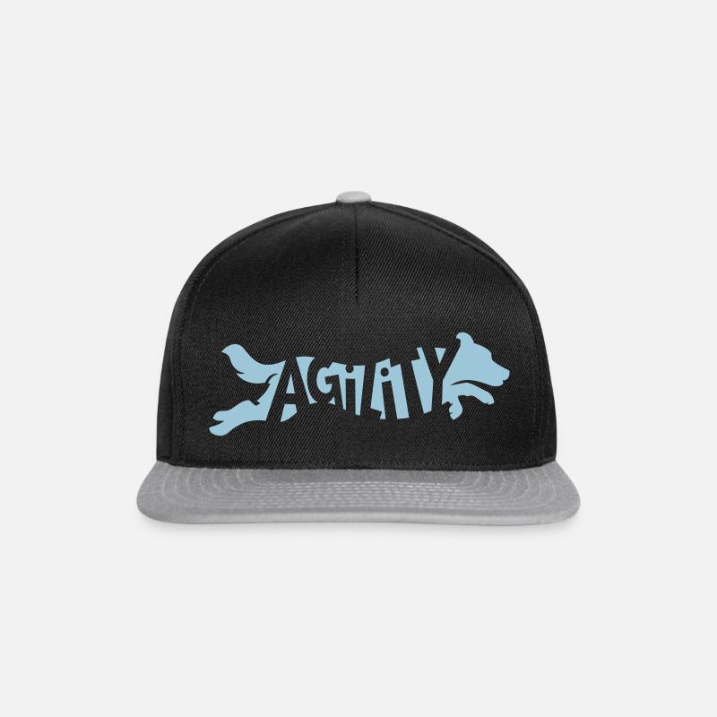 Agility Border Collie - Snapback Cap - Schwarz/Grau