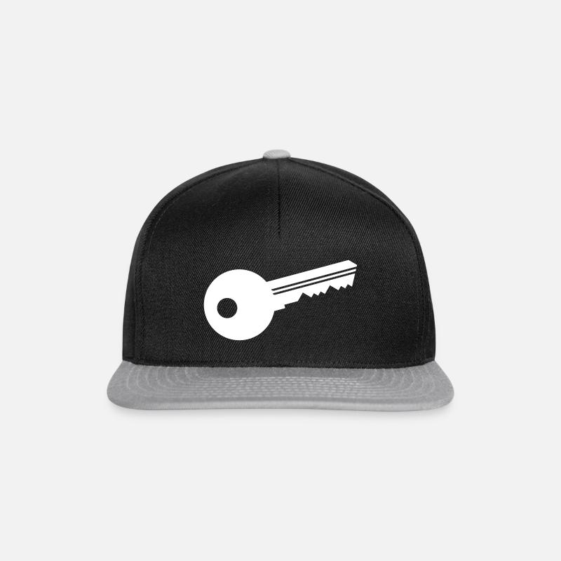 Clé - Casquette snapback - noir/gris