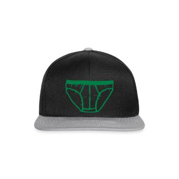 Slip underwear briefs 05) - Snapback Cap - black/grey - Front
